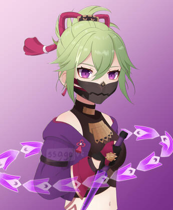 kuki shinobu from genshin impact